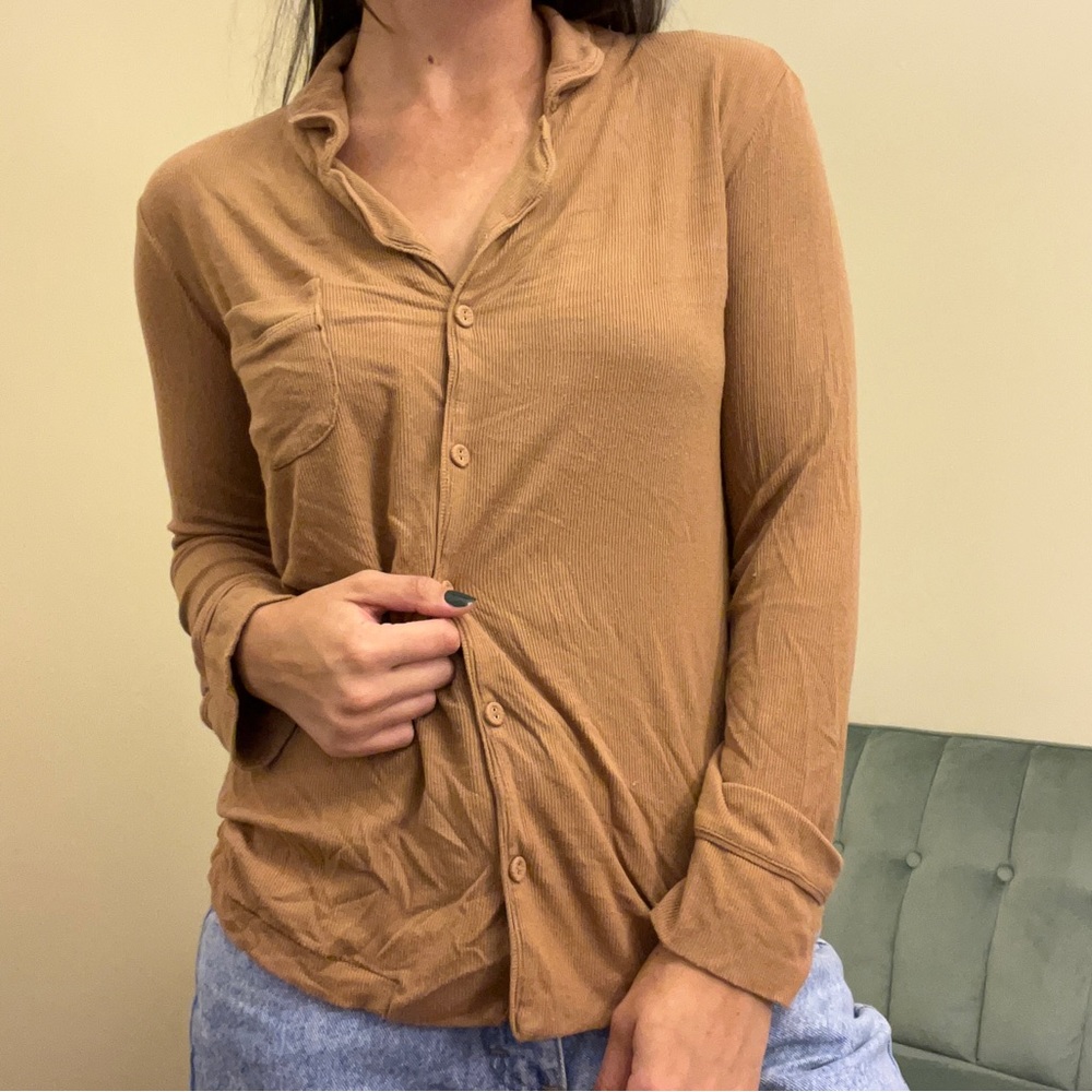 Skims sleep shirt natural nude beige
